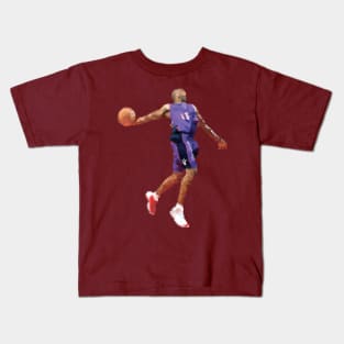 Vince Carter Slam Dunk (Pixel Art) Kids T-Shirt